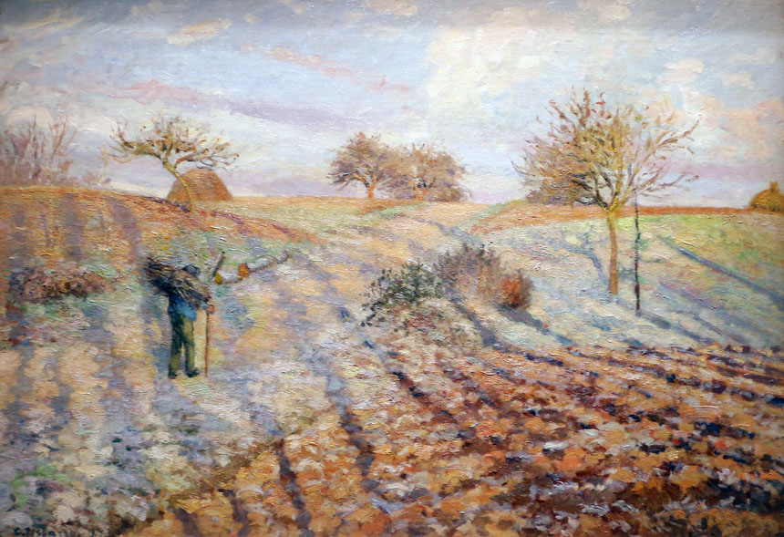 毕沙罗的《白霜》